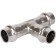 The tee of equivalent Rommer RSS-0013-000015, VPR, D = 15 mm, press, stainless steel