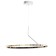 Lamp with DDD "Holly" LED 48W 3000-6000K white-gold 60x60x22 cm