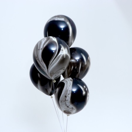 Shar Latex 12 "" Black ", set of 25 pcs.