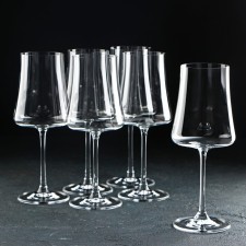 Set of glasses for the wine 
