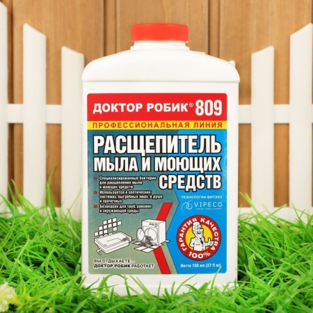 The splitter of soap and detergents Dr. Robik 809, 798 ml.