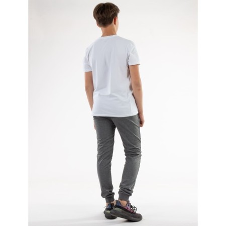 Sports pants for ISEE boys, height 140-146 cm, dark gray color-4