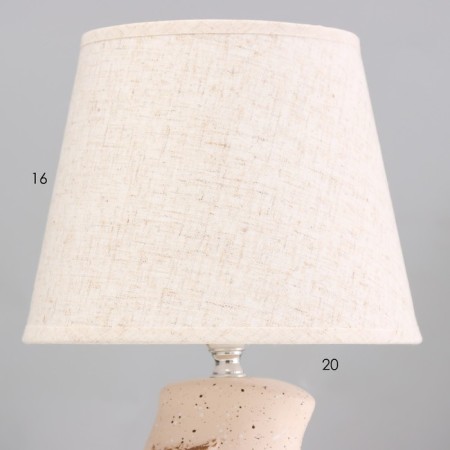 E14 40W Beige 20x20x32cm table lamp "Owl"-3