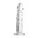 Unrealistic phallimitator Sexus Glass, glass, transparent, 19.5 cm