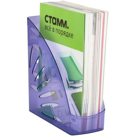 Paper tray Vertical Istanm Tropic, tinted purple, width 110mm-4