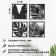 Nast -wall decor, a panel for an interior of wood "leaves", 4 modules 31 x 31 cm