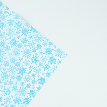 Packaging paper for the New Year with Snowflakes, 50 x 70 cm-3