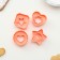 A set of cookies, 4 pcs, 5 × 5 × 3 cm, beige color