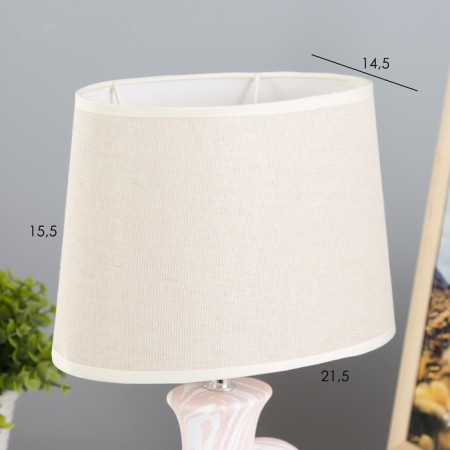 Hertz desktop lamp E14 40W White-beige 23x15x34 cm Risalux-2