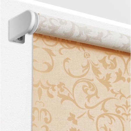 Rolled curtain "Delphi" 140 x 175 cm, dark beige color-4