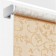 Rolled curtain "Delphi" 140 x 175 cm, dark beige color