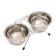A set of 2 bowls on a stand, 2 x 350 ml