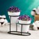 Set of Kashpo "duet" white, on a stand, 12.5x11cm