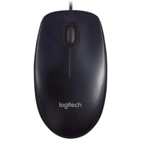 Logitech M90 Black mouse (black, optical, 1000dpi, USB, 1.8m) (art. 910-001795,
