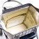 Women's backpack with a thermal carman, thermal drum - portfolio, gray/blue color