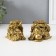 NECKE Polystone "Heavenly Lions of Buddha" bronze set 2 pcs 5.2x8.7x6.5 cm