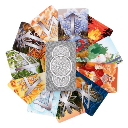 Gadal cards "Tarot Slavic runes", 78 cards, map 7.1x11.6 cm, with instructions-2