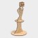 Wooden napkin "Evening outfit", with a stand for toothpicks, 25 × 13 × 13 cm