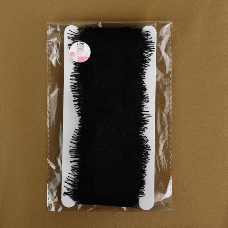 Lace cilia, 40 mm × 9 ± 0.5 m, in the bobin 3 pcs 3 m, black color-2