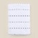 Terrier rug Sl Home: Lines "Blanc de Blanc" 50x70 cm, 100% cotton, 750 g/m2