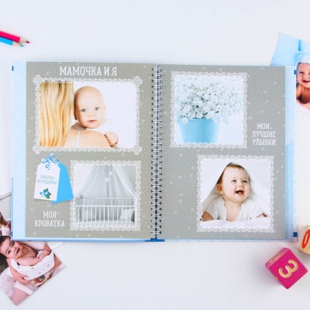 Funny “Our Favorite Baby”, hard cover, 20x26 cm, 23 sheets-6