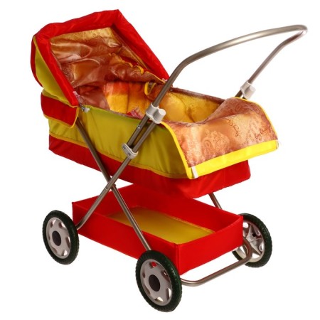 Puppet stroller No. 13, red/yellow color-6