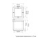Furniture rubber pad felt, square, d = 30-35 mm, 4 pcs