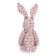 Soft toy "Rabbit", peas, color mix