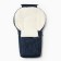 Children's envelope on fur, blue color, height 56-62 cm
