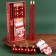 New Year's twisted candles with the decor of "miracles in the new year!", Set