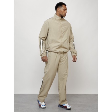 Sports suit men's, size 56, beige color-2