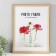 Photo frame plastic 30x40 cm "Tree with golden border" 33x43 cm