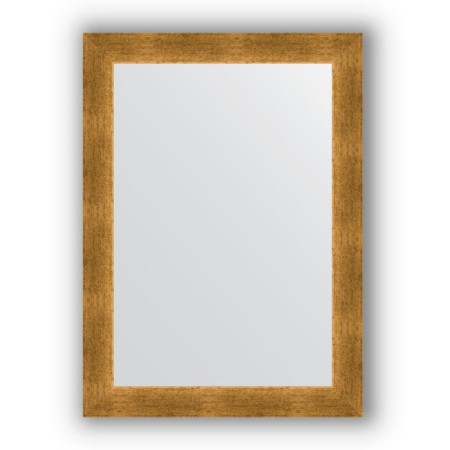 Mirror in the baguette frame - poisoned gold 59 mm, 54 x 74 cm, evoForm