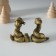 Souvenir Polystone "Golden Snake" mix 3x3x5 cm