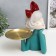 Souvenir Polystone stand "Girl with a bow on her head" 33x14x23 cm