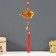 Plastic suspension, textiles "Golden carp with peanuts" 35 cm