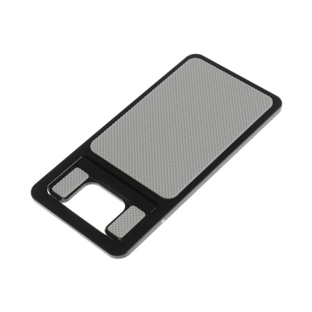 Phone stand, folding, metal, rubberized, black-5