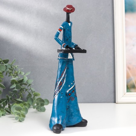 Polystone souvenir "Jazzman - Keyman" 27x9.5x5.5 cm-1