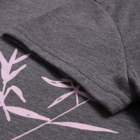 Female home set (T -shirt/Bridges), plum color, size 44-8