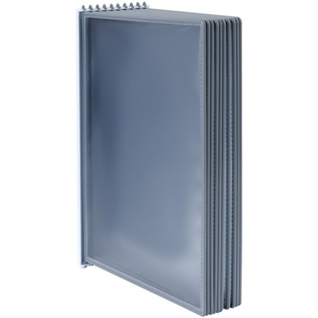 Demosystem Wall A4 OfficePace with 10 panels, gray 359487-3