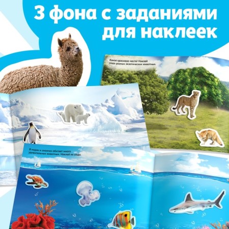 250 stickers "Animals from all over the world", 8 p.-3