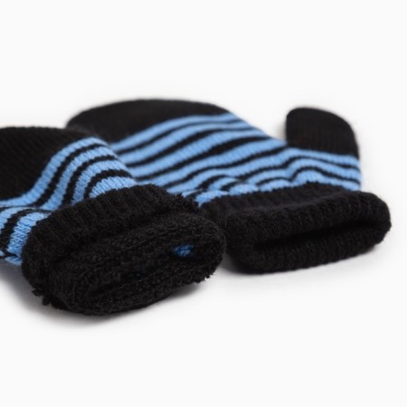 Mittens of nully Minaku children's, col. Black/blue, rr 12-14 (13-14 cm)-2