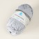 Yarn "thick cotton" 100 % cotton 95m/100g (008 silver)