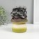 New Year's piggy bank "Snake on the mushroom" 12 x11 x 18 cm.