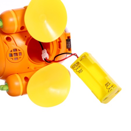 Children's shower for the bath "Submarine", with a brush for washing the head, works from batteries-14
