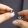 Picking for curtains magnetic button 2pcs for a puncture d2cm a