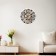 Wall clock, series: interior, discrete move, d-25 cm, aa, white