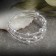 Bracelet Pearl "Spring" Shine, ball No. 2.4, white color in silver, l = 5cm