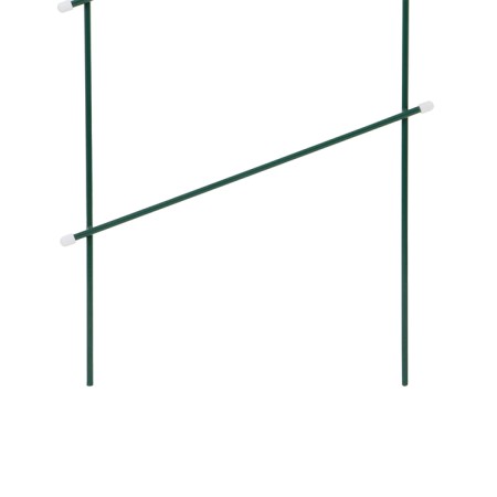 Shpalera, 160 × 43 × 1 cm, metal, green, "line"-4