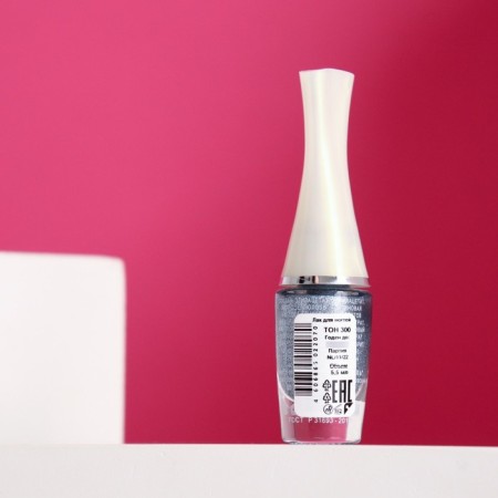 Nail polish jeanmishel tone 300 dark silver, 5.5 ml-1